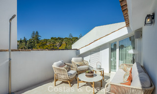 Move-in ready duplex penthouse for sale in a 24-hour security urbanization on Marbella’s Golden Mile 777110 