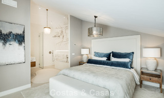 Move-in ready duplex penthouse for sale in a 24-hour security urbanization on Marbella’s Golden Mile 777113 