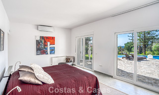 Spacious 4 bedroom family villa with sea views for sale in a sought-after residential area in Marbella East 777258 