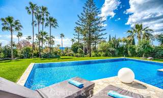 Spacious 4 bedroom family villa with sea views for sale in a sought-after residential area in Marbella East 777285 