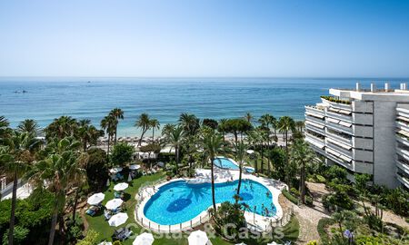 Renovated luxury apartment for sale in Gran Marbella on the beachfront on the Golden Mile / Marbella Center 777189
