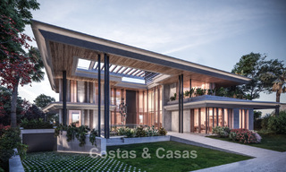 Building plot with advanced villa project for sale close to all amenities on Marbella's famous Golden Mile 777095 