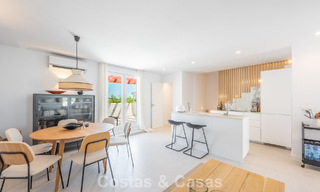 Renovated duplex penthouse for sale within walking distance to all amenities and Puerto Banus in Nueva Andalucia, Marbella 777374 