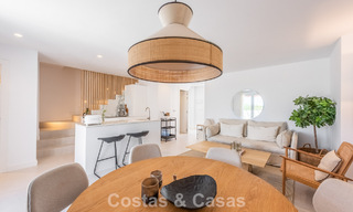 Renovated duplex penthouse for sale within walking distance to all amenities and Puerto Banus in Nueva Andalucia, Marbella 777375 
