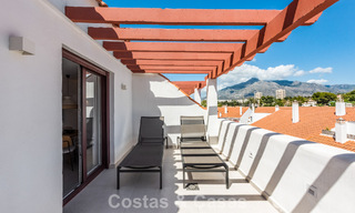 Renovated duplex penthouse for sale within walking distance to all amenities and Puerto Banus in Nueva Andalucia, Marbella 777386 