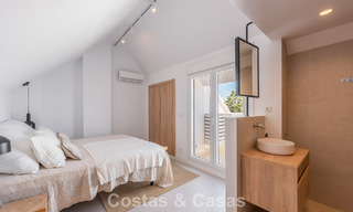 Renovated duplex penthouse for sale within walking distance to all amenities and Puerto Banus in Nueva Andalucia, Marbella 777389 
