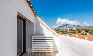 Renovated duplex penthouse for sale within walking distance to all amenities and Puerto Banus in Nueva Andalucia, Marbella 777392 