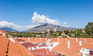 Renovated duplex penthouse for sale within walking distance to all amenities and Puerto Banus in Nueva Andalucia, Marbella 777393 