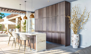 Off-plan luxury villa with modern design for sale in a five-star golf resort in Marbella - Benahavis 777420 