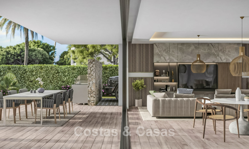 Off-plan luxury villa with modern design for sale in a five-star golf resort in Marbella - Benahavis 777421