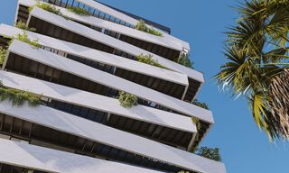 6 luxury duplex penthouses with open sea views for sale directly on the beach promenade in Malaga centre 777525 
