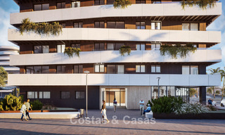 6 luxury duplex penthouses with open sea views for sale directly on the beach promenade in Malaga centre 777527 