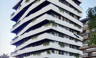 6 luxury duplex penthouses with open sea views for sale directly on the beach promenade in Malaga centre 777530 
