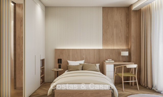6 luxury duplex penthouses with open sea views for sale directly on the beach promenade in Malaga centre 777550 