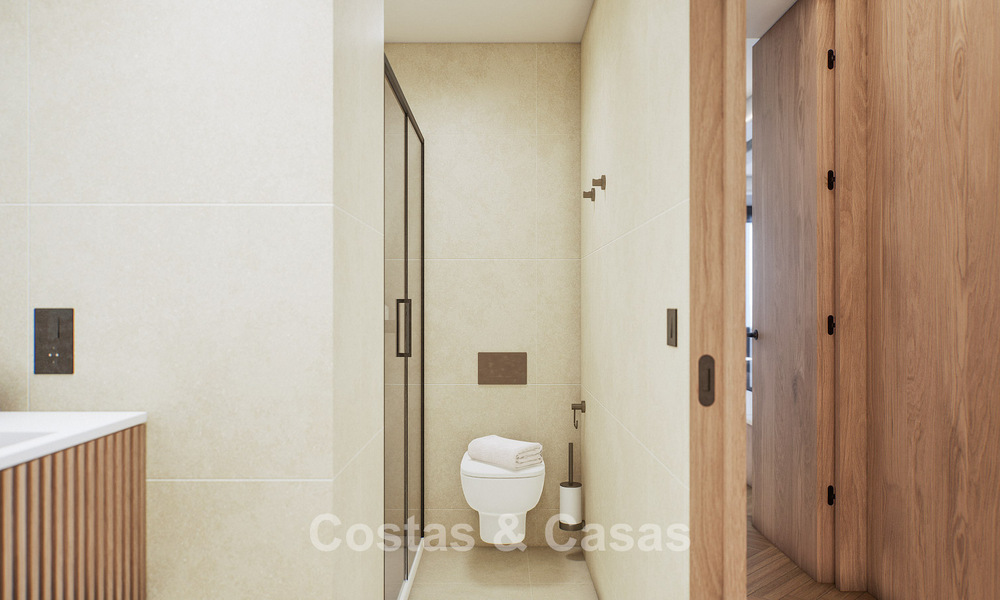 6 luxury duplex penthouses with open sea views for sale directly on the beach promenade in Malaga centre 777554