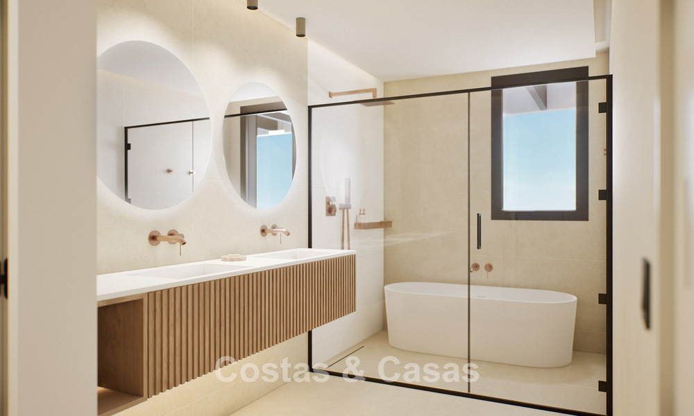 6 luxury duplex penthouses with open sea views for sale directly on the beach promenade in Malaga centre 777559