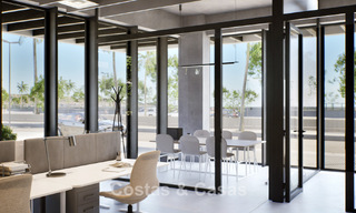 6 luxury duplex penthouses with open sea views for sale directly on the beach promenade in Malaga centre 777566 