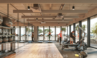 6 luxury duplex penthouses with open sea views for sale directly on the beach promenade in Malaga centre 777568 