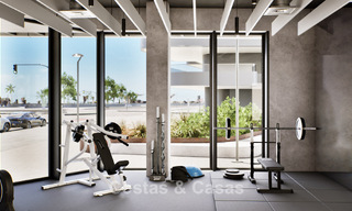6 luxury duplex penthouses with open sea views for sale directly on the beach promenade in Malaga centre 777571 