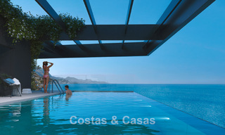 6 luxury duplex penthouses with open sea views for sale directly on the beach promenade in Malaga centre 777574 