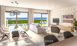 Project of modern apartments and semi-detached villas for sale on the New Golden Mile between Marbella and Estepona 777394 