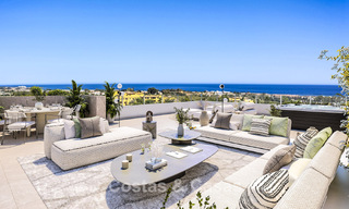 Project of modern apartments and semi-detached villas for sale on the New Golden Mile between Marbella and Estepona 777400 