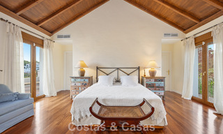 Spacious Andalusian villa with panoramic sea views for sale in a 5 star golf resort in Marbella - Benahavis 777456 