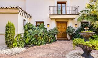 Spacious Andalusian villa with panoramic sea views for sale in a 5 star golf resort in Marbella - Benahavis 777458 