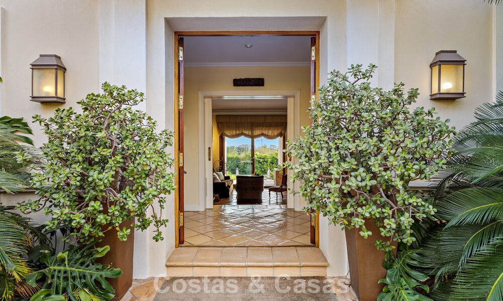 Spacious Andalusian villa with panoramic sea views for sale in a 5 star golf resort in Marbella - Benahavis 777459