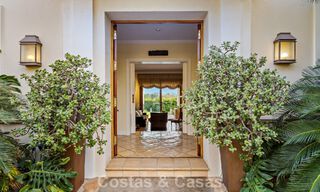 Spacious Andalusian villa with panoramic sea views for sale in a 5 star golf resort in Marbella - Benahavis 777459 