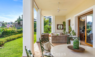 Spacious Andalusian villa with panoramic sea views for sale in a 5 star golf resort in Marbella - Benahavis 777462 
