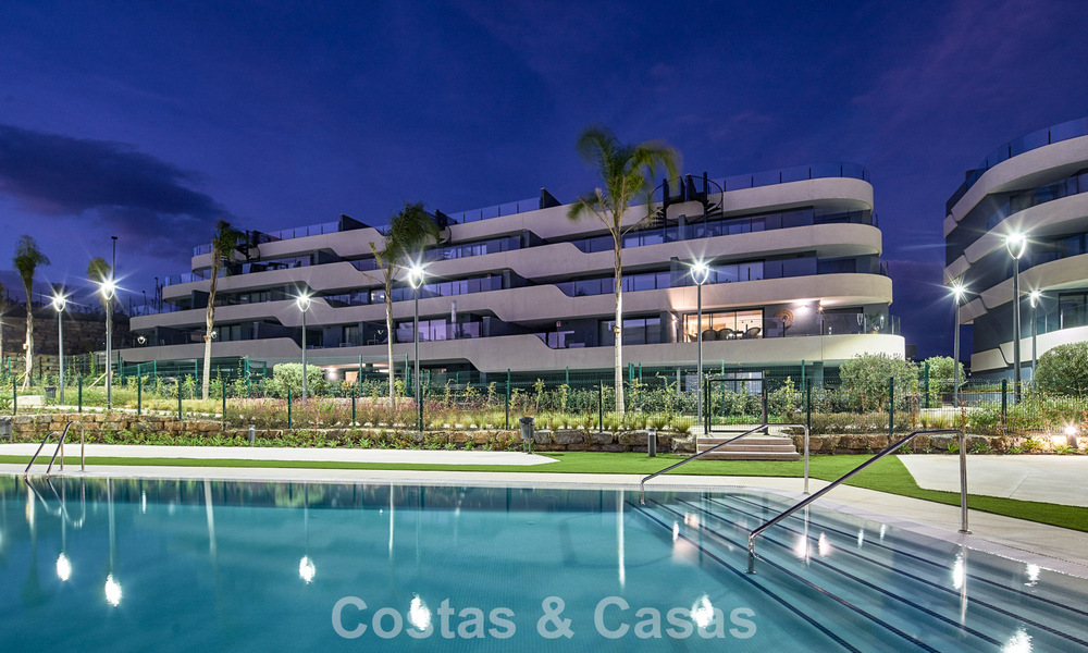 Brand new and move-in ready penthouse with sea views for sale on the New Golden Mile between Marbella and Estepona 777584