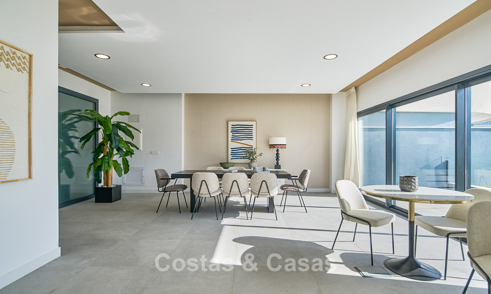 Brand new and move-in ready penthouse with sea views for sale on the New Golden Mile between Marbella and Estepona 777591
