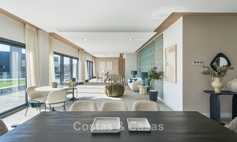 Brand new and move-in ready penthouse with sea views for sale on the New Golden Mile between Marbella and Estepona 777592