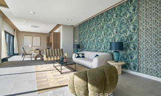 Brand new and move-in ready penthouse with sea views for sale on the New Golden Mile between Marbella and Estepona 777593 