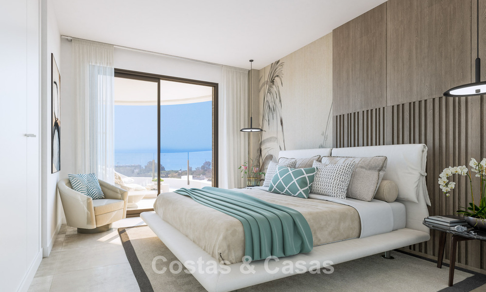 Brand new and move-in ready penthouse with sea views for sale on the New Golden Mile between Marbella and Estepona 777673
