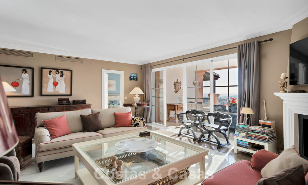 Spacious apartment with panoramic views for sale in Marbella - Benahavis 777643