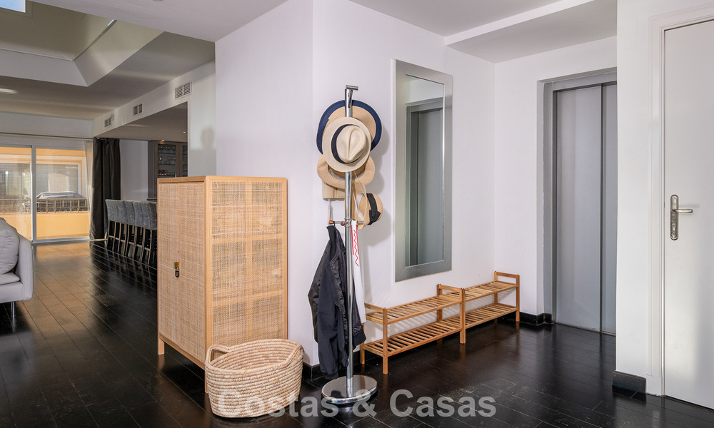 Stunning duplex penthouse for sale, walking distance to amenities and the beach in Elviria, Marbella 777774