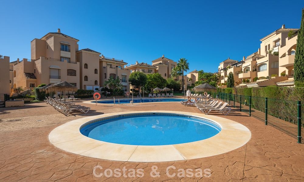 Stunning duplex penthouse for sale, walking distance to amenities and the beach in Elviria, Marbella 777787