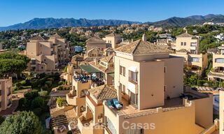 Stunning duplex penthouse for sale, walking distance to amenities and the beach in Elviria, Marbella 777789 