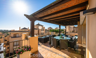 Stunning duplex penthouse for sale, walking distance to amenities and the beach in Elviria, Marbella 777791 