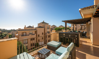 Stunning duplex penthouse for sale, walking distance to amenities and the beach in Elviria, Marbella 777797 