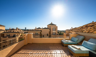 Stunning duplex penthouse for sale, walking distance to amenities and the beach in Elviria, Marbella 777799 