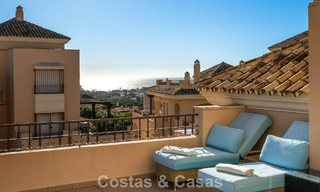 Stunning duplex penthouse for sale, walking distance to amenities and the beach in Elviria, Marbella 777800 