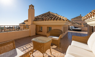 Stunning duplex penthouse for sale, walking distance to amenities and the beach in Elviria, Marbella 777801 