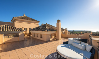 Stunning duplex penthouse for sale, walking distance to amenities and the beach in Elviria, Marbella 777803 