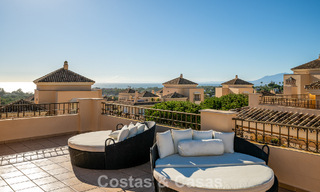 Stunning duplex penthouse for sale, walking distance to amenities and the beach in Elviria, Marbella 777804 