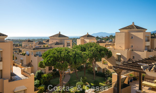Stunning duplex penthouse for sale, walking distance to amenities and the beach in Elviria, Marbella 777805 