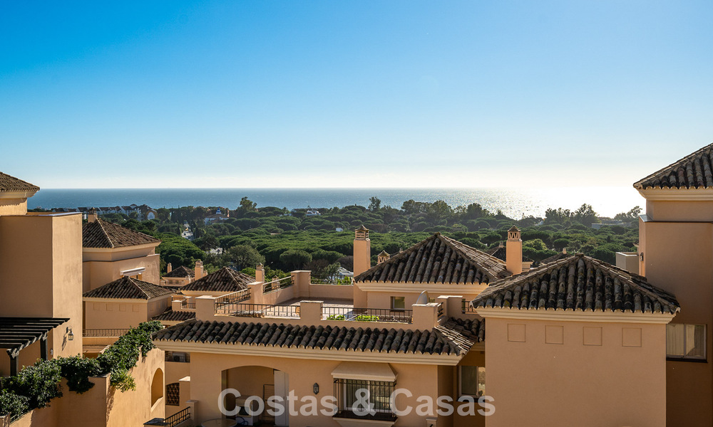 Stunning duplex penthouse for sale, walking distance to amenities and the beach in Elviria, Marbella 777807