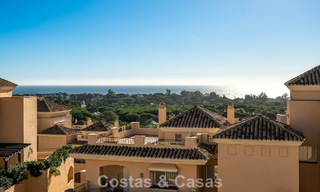 Stunning duplex penthouse for sale, walking distance to amenities and the beach in Elviria, Marbella 777807 